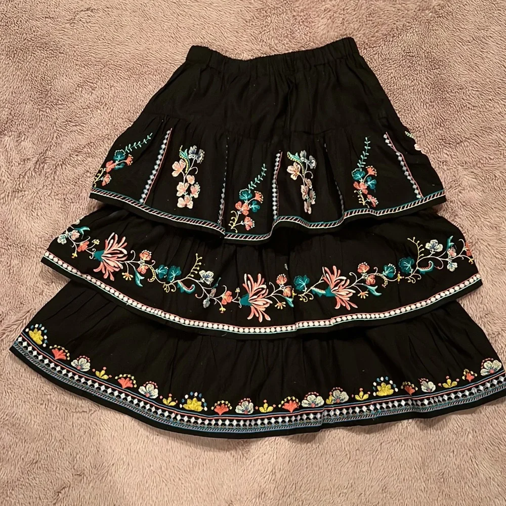 ASOS black tiered